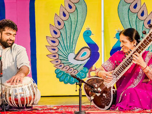 Devesh and Veena Chandra perform classical music of North India 