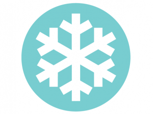 Winter break snowflake icon