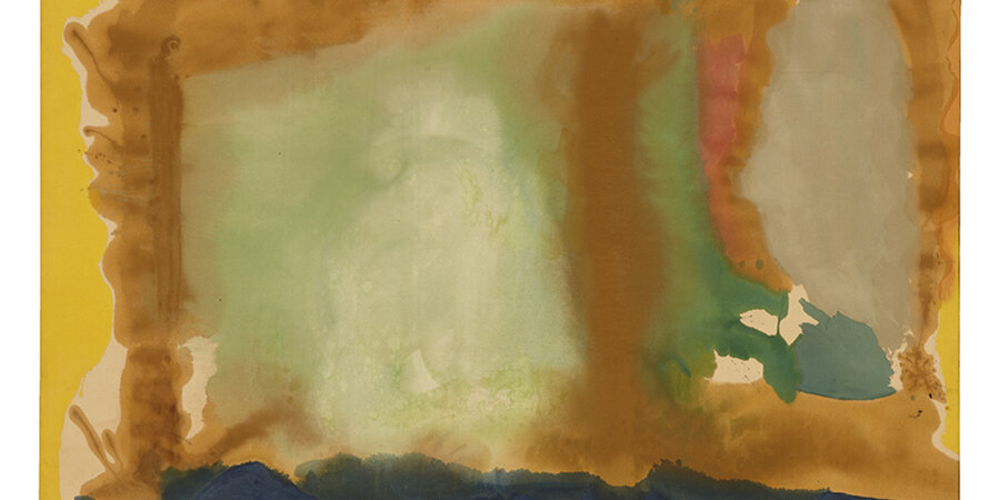 "As In Nature," Paintings by Helen Frankenthaler '49 at the Clark 