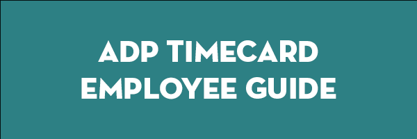 ADP timecard employee guide
