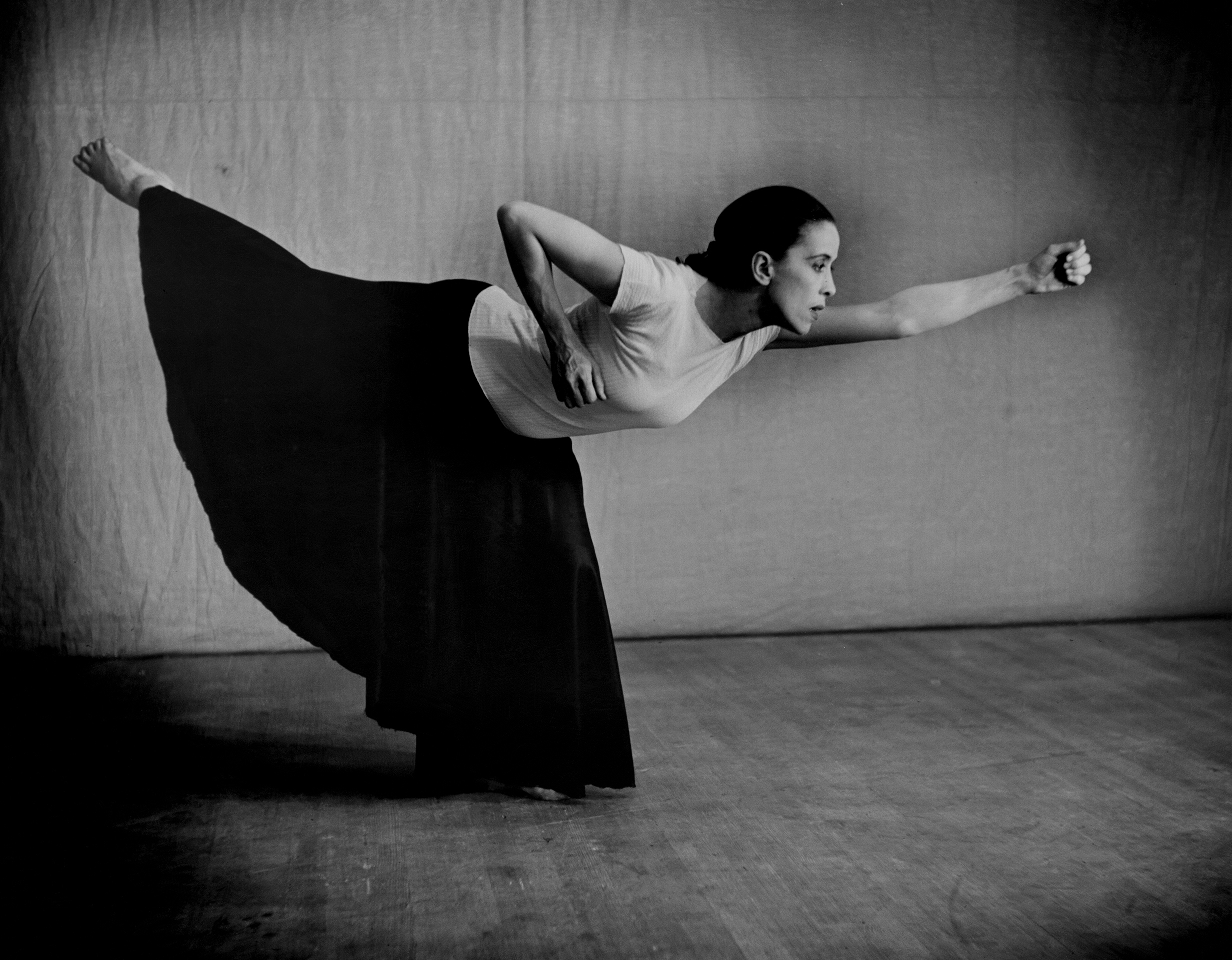 Photo of Martha Graham in Immediate Tragedy, courtesy of Martha Graham Resources