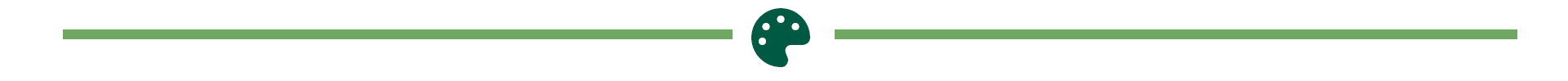 a horizontal rule with a palette icon