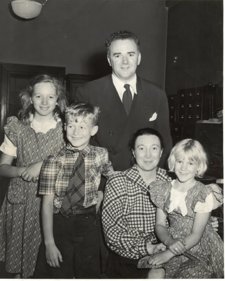 Image of the Burkhardt family 