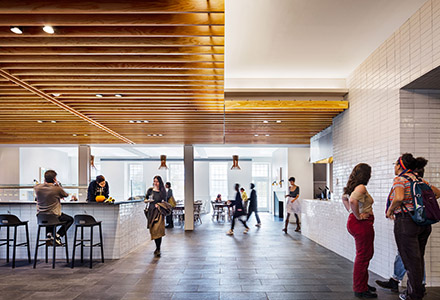 Image of students in commons