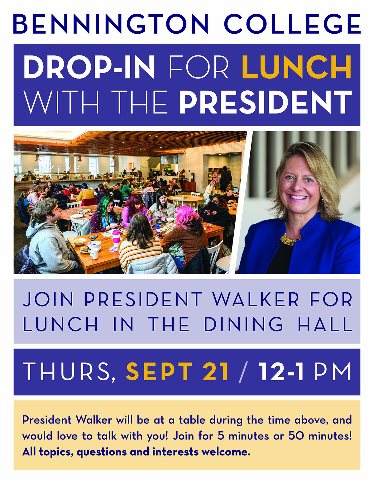 lunch with the president flyer