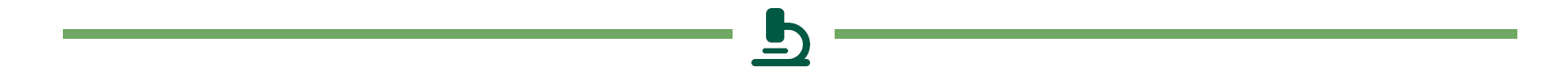 a horizontal rule with a microscope icon