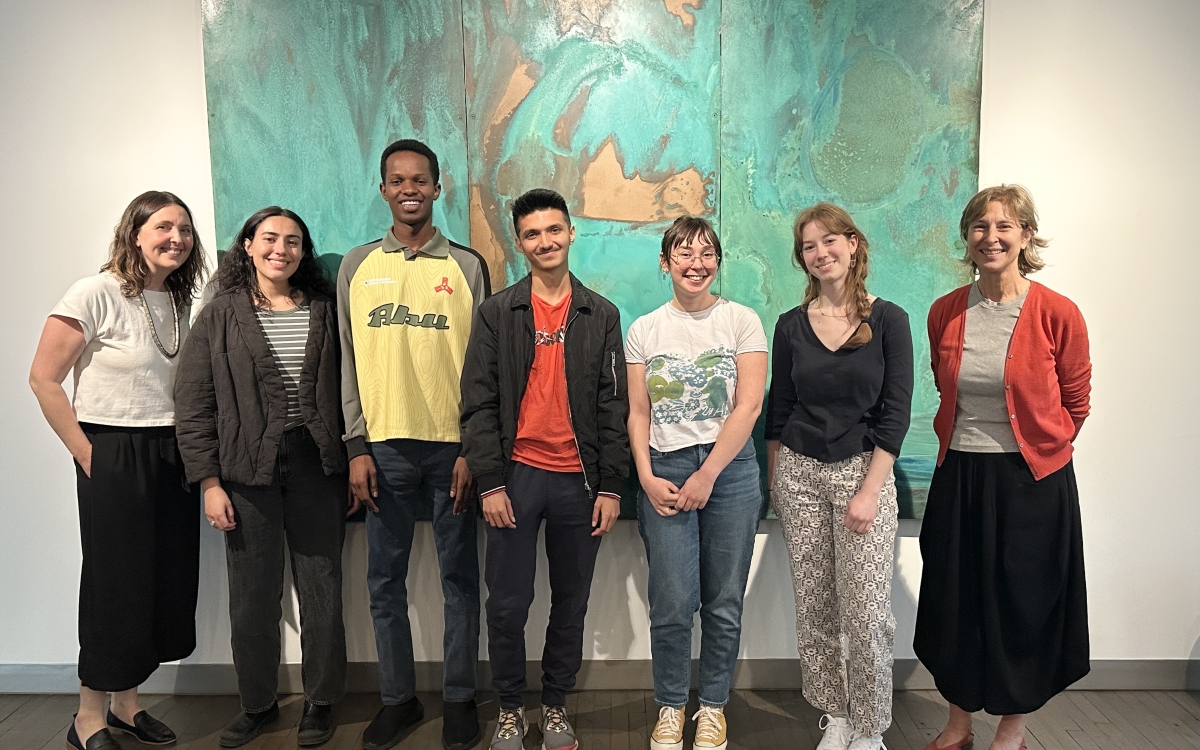 Museum fellows in a group shot