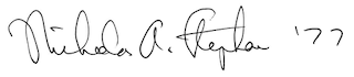Signature of Nicholas Stephens