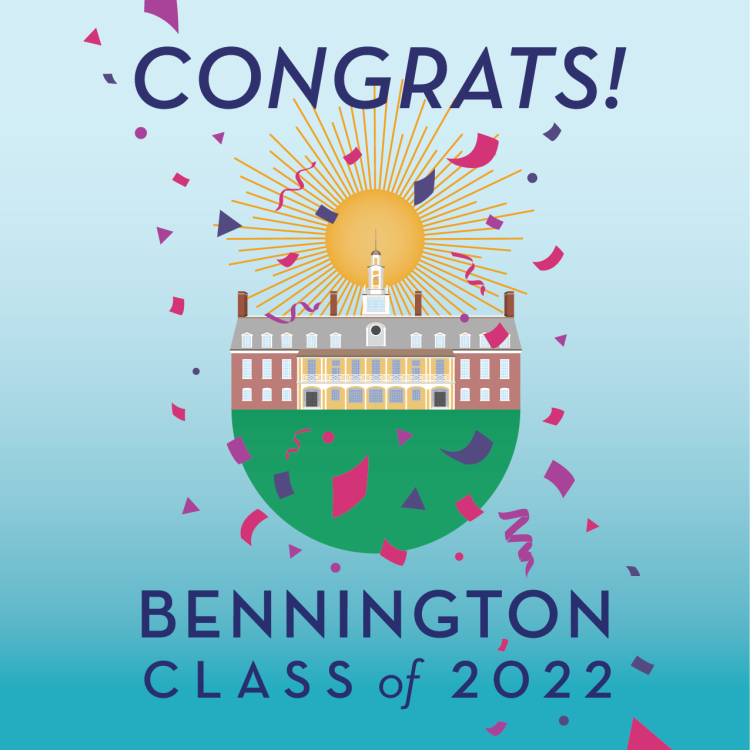 Blue Congrats Bennington Class of 2022—(Right Click to Save)