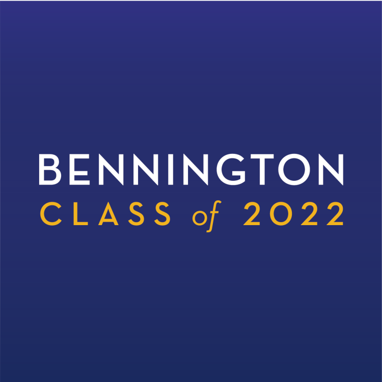 Simple Blue Bennington Class of 2022—(Right Click to Save)