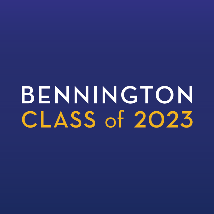 Simple Blue Bennington Class of 2023