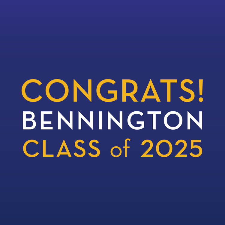 Congrats Blue Bennington Class of 2025