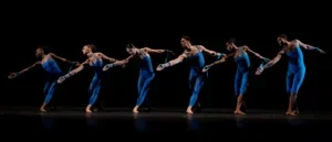 six performers of the Martha Graham Dance Company