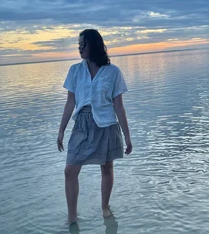 Image of Ken Keeney in water