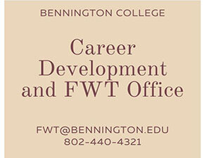 Text image of Career Development and FWT Office