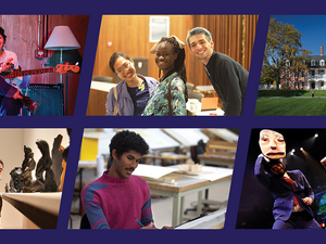 Collage of Students at Bennington College