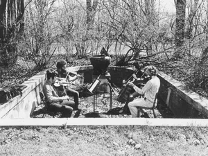 Image of musicians playing in pit