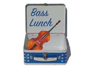 Double bass in a lunch box