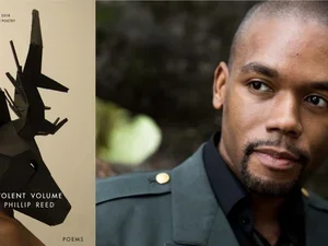 Image of Justin Phillip Reed and book cover