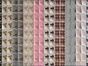 A wall full of posters