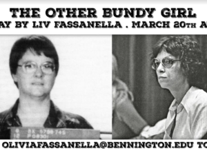 black and white flyer for The Other Bundy Girl
