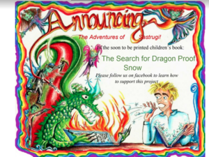 colourful dragon illustration 
