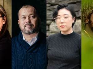 Image of Jo Ann Beard, Alexander Chee, Franny Choi, and Anais Duplan