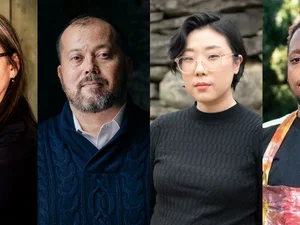 Image of Jo Ann Beard, Alexander Chee, Franny Choi, and Anais Duplan