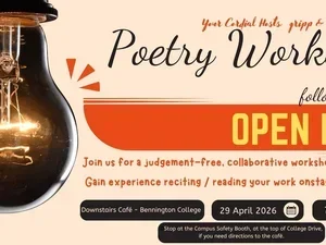 Image of lightbulb on poster