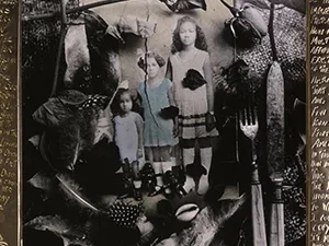 a black and white photo of a group of people from a bookcover