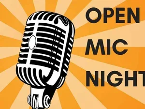 Image of open mic night microphone