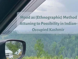 Image of view out of car window