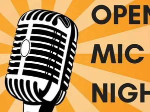 Image of open mic night microphone