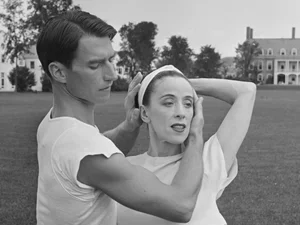 Erick Hawkins and Martha Graham at Bennington College