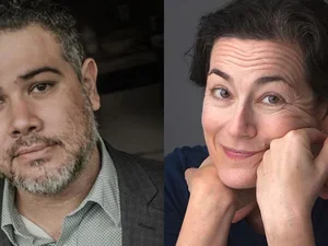 Manuel Gonzales and Dinah Lenney