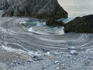 Image of rock swept beach