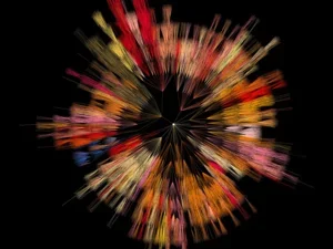 Image of lots of bright lights