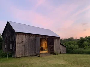 Old Barn at Sunset