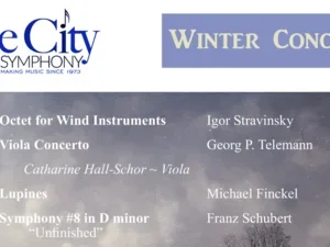 Sage City symphony winter concert flyer