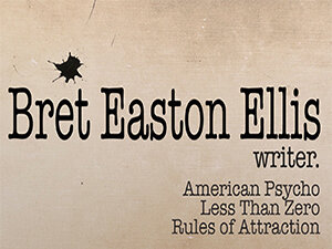 Bret Easton Ellis title card
