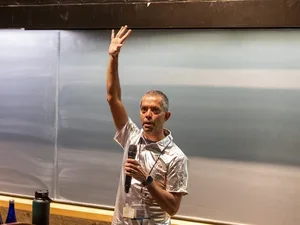 Adnan Iftekhar ’97 speaks at All-Class Reunion