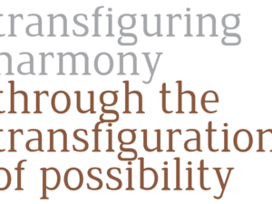 transfiguring harmony through the transfiguration of possibility img