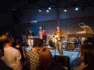 The Spinto Band performing for the reunion