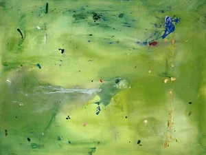 Helen Frankenthaler's A Green Thought in a Green Shade