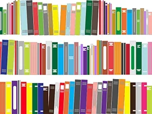 Image of cartoon bookshelf