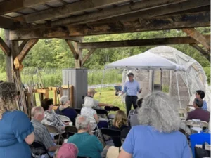 Senator Welch at Purple Carrot Farm