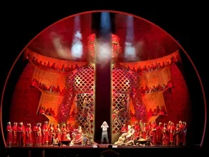 Alexander Dodge's set for Samson et Dalila at the Metropolitan Opera. Credit: Ken Howard/Met Opera