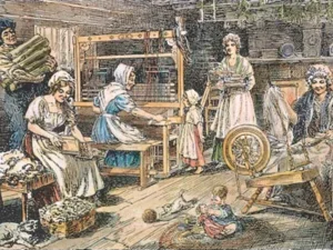 Image of colonists at work