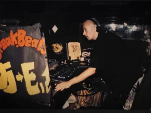 Image of DJ in nightclub