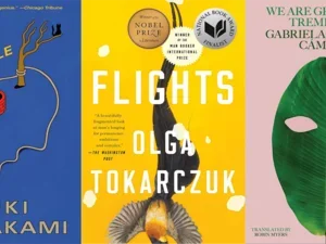 An image of the cover of the book Flights by Olga Tokarczuk